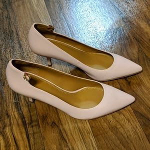 Baby Pink Tory Burch Pointed Shoes